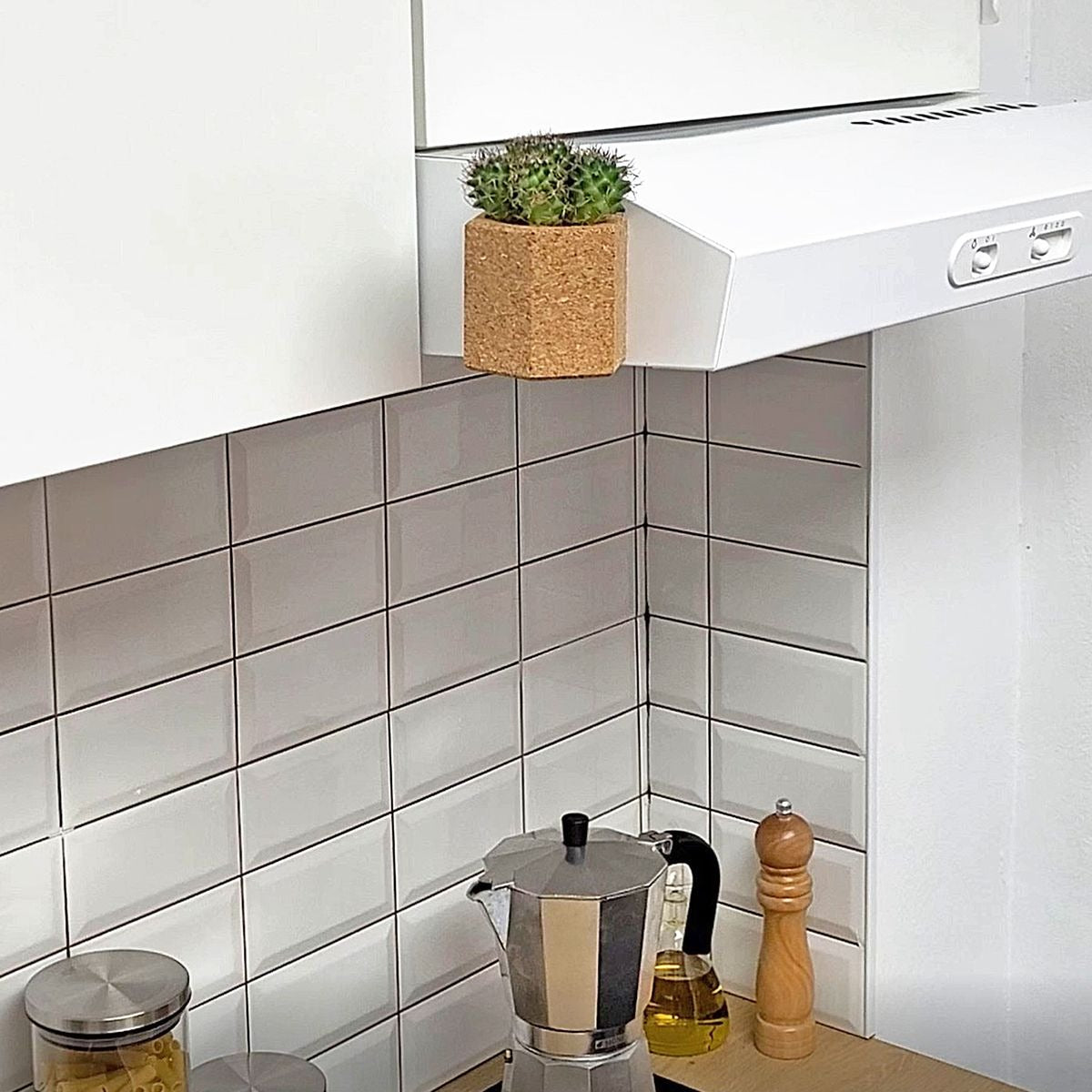 Emmer met magneet Hexagon, Garden Pocket