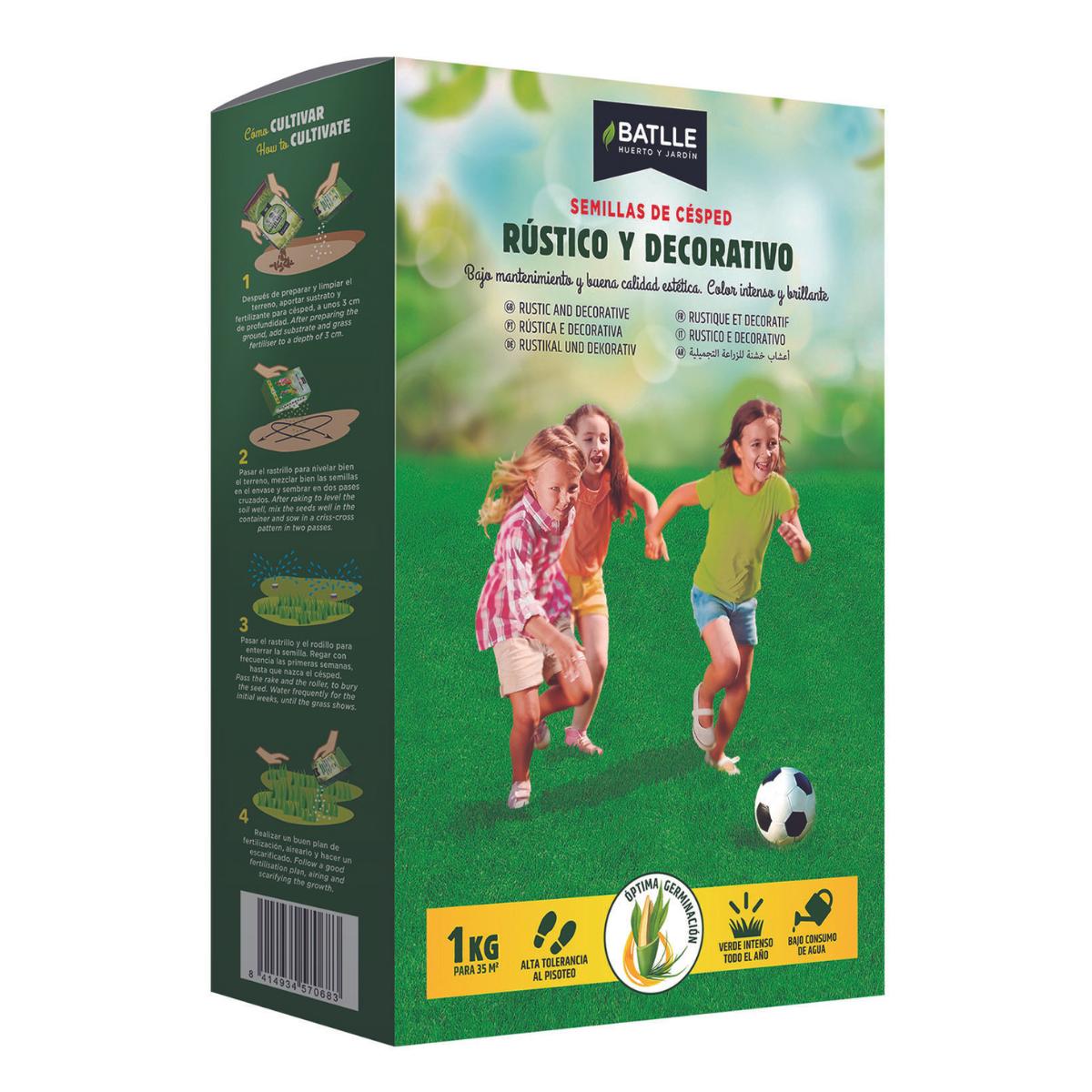 Rustikale und dekorative Rasensamen Batlle 5 kg