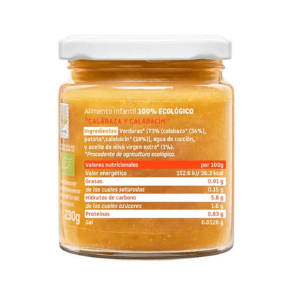 PROMO 3x BIO-burk med pumpa och zucchini +6 månader Smileat, 230 g