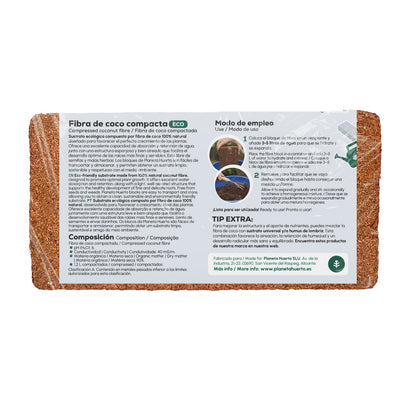 Substrat Fibre de Coco Planeta Huerto 9 Litres