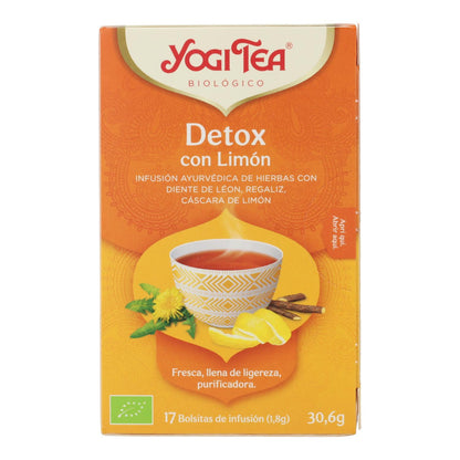 Yogi Tea BIO Detox z cytryną 17 torebek