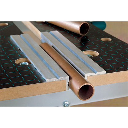 Wolfcraft 6171000 - 2 étaux à vis en aluminium