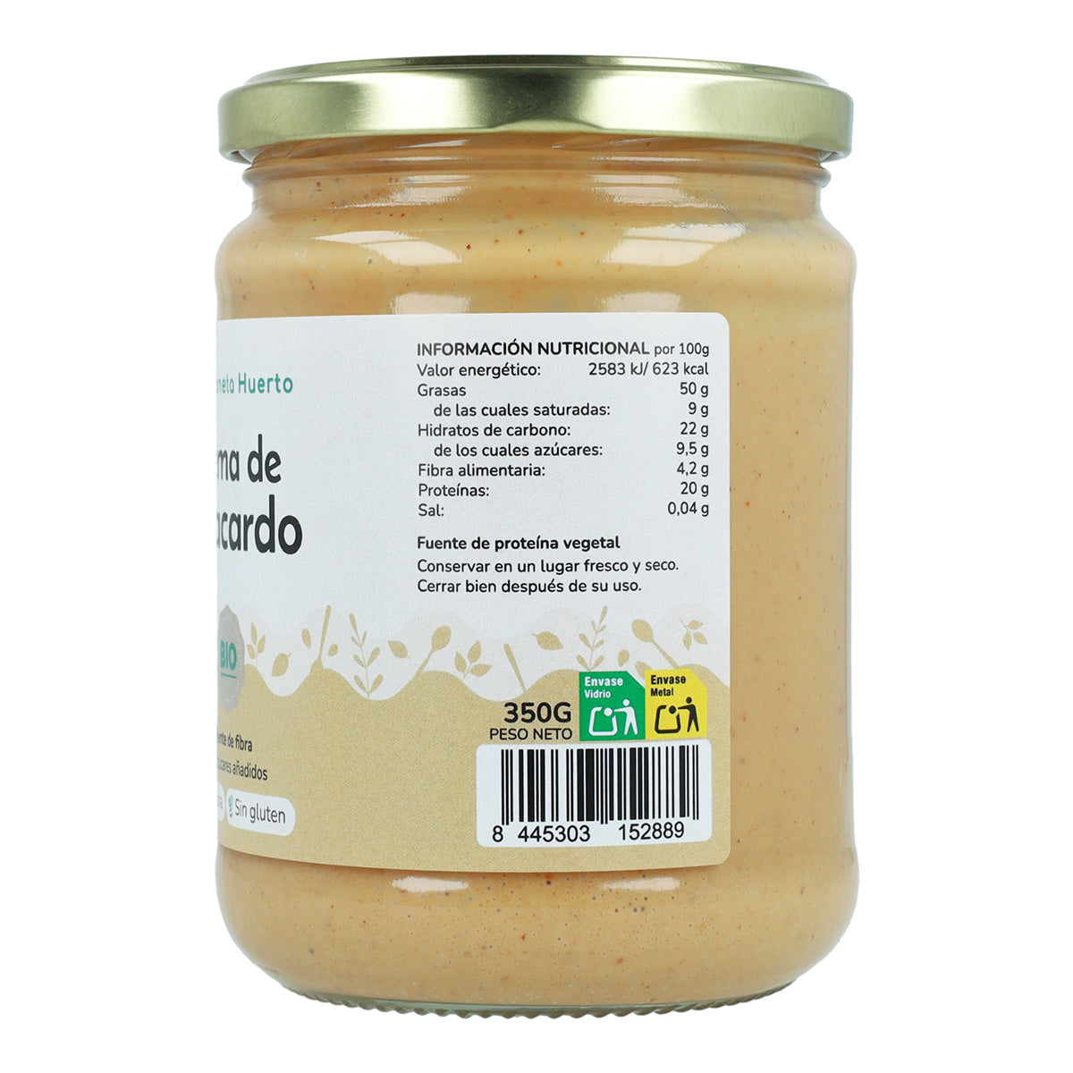 Cashew-Creme ECO Planeta Huerto 350 g
