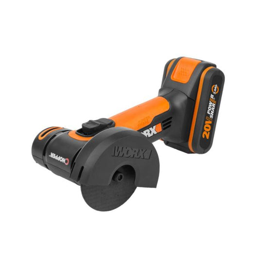 Mini-hakmolen Chopper 76 mm 20 V 1 accu 2,0 Ah - Worx 1 accu 4,0 Ah