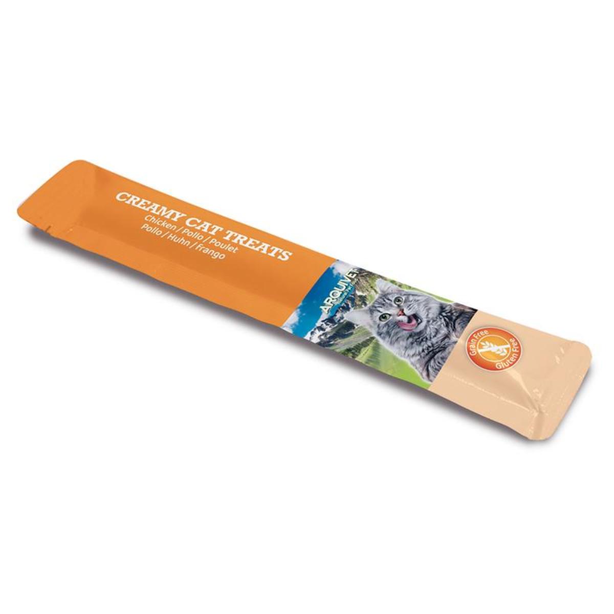 Creamy Cat Treats Romige snack met kip Arquivet 5x14 g