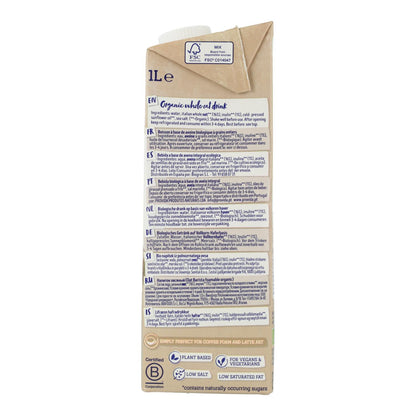 6-pack Barista BIO havredryck Isola Bio, 1 l