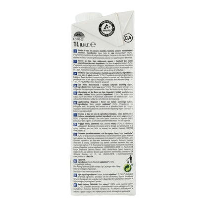 Pack 6 x Bebida de Soja Nature BIO sin Azúcares NaturGreen 1 L