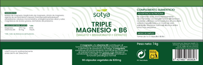 Triple Magnesium Sotya 90 kapslar