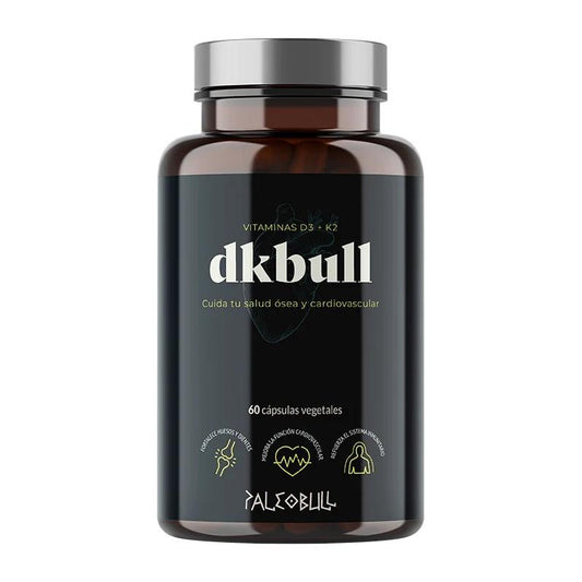 DKbull Vitamines D3 + K2 Paleobull 60 gélules