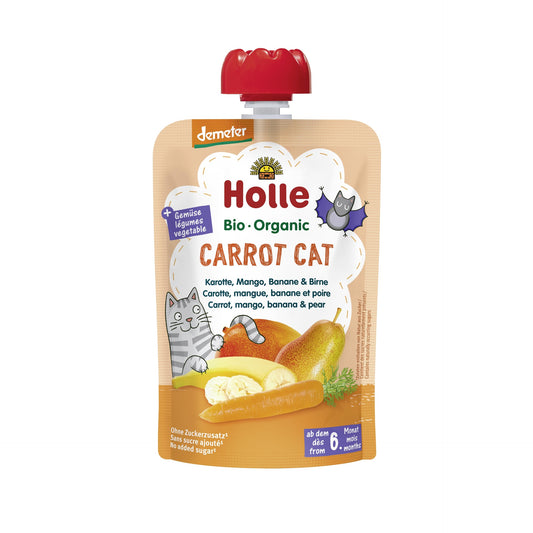 CARROT CAT - Wortel, mango, banaan en peer (+6 maanden) Dem Holle 100 g