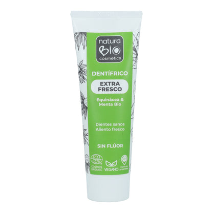 PROMO-Pack 2 Stück Zahnpasta Minze und Echinacea Bio ohne Fluorid NaturaBio 75 ml