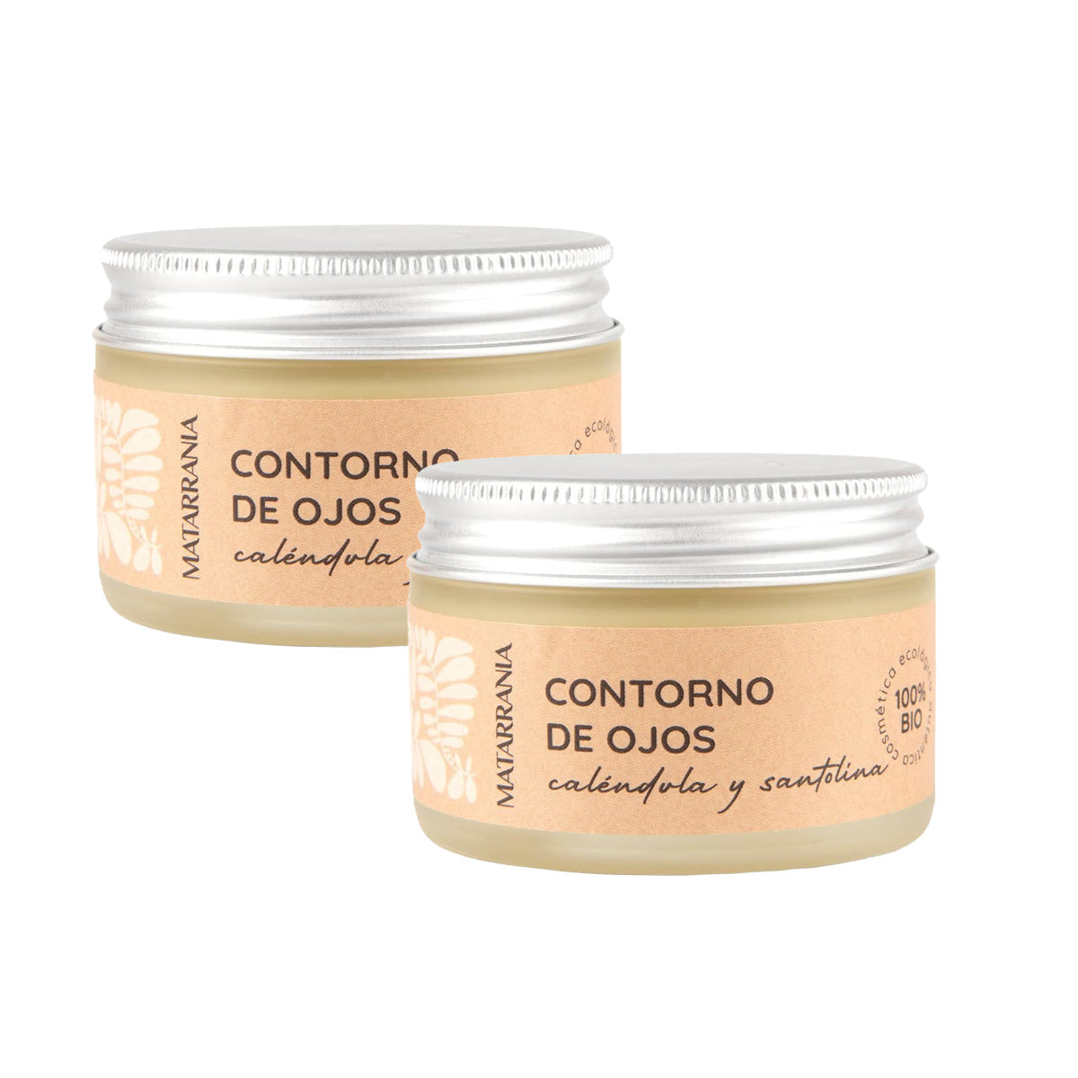 Confezione da 2 contorno occhi 100% biologico Matarrania 30 ml
