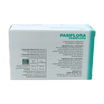 Passiflora Soria Natural, 60 tabletter