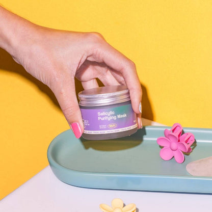 Zestaw 2x oczyszczająca maseczka do twarzy Salicilyc Freshly 40 ml