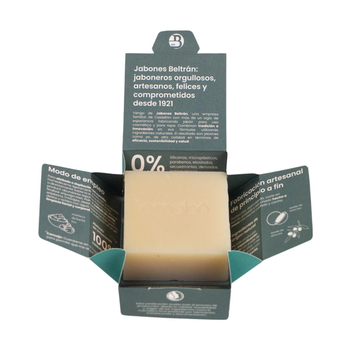 Öko-Seife zum Rasieren und für den Bart, 120 g Essabó