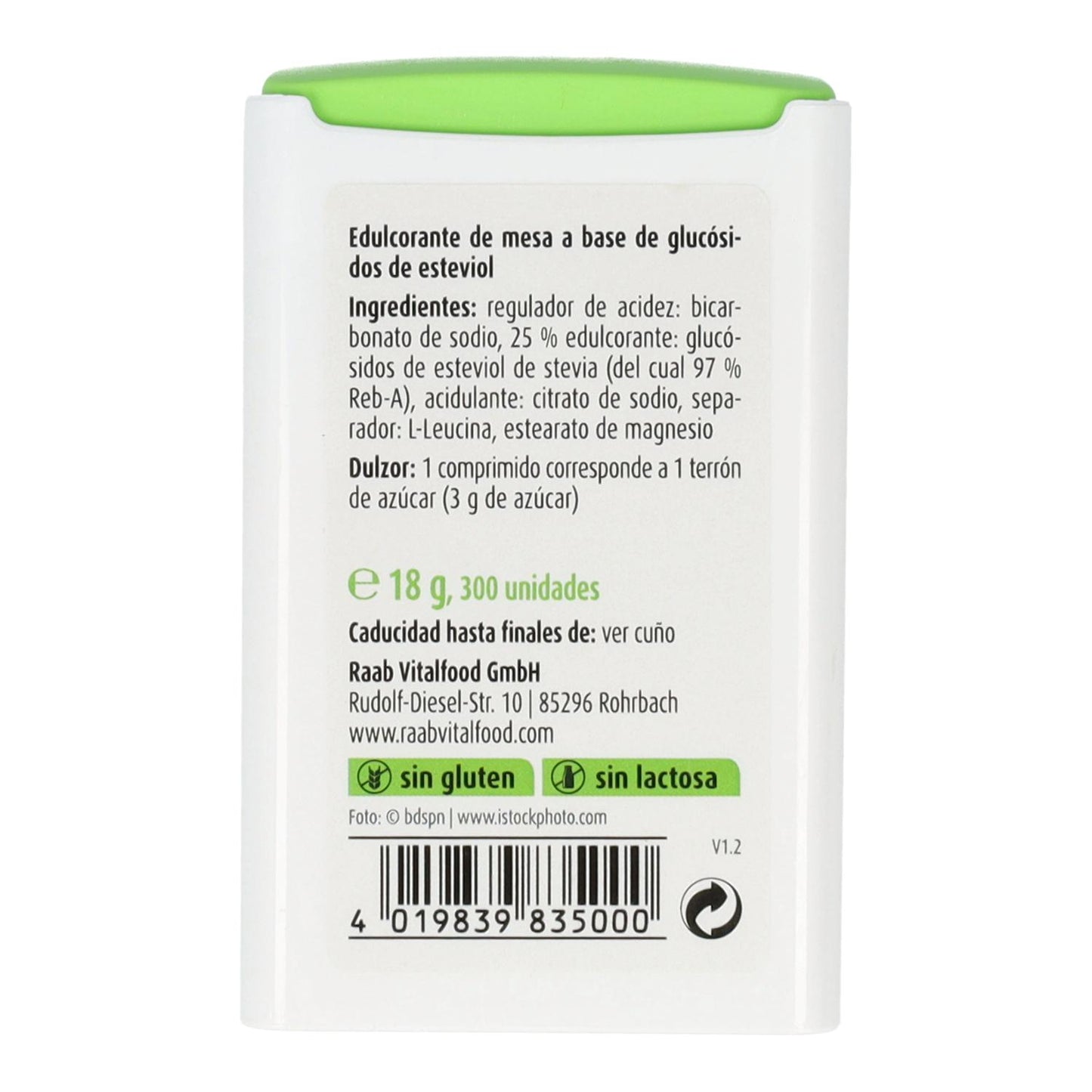 Stevia Premium in Tablettenform Raab, 300 Tabletten