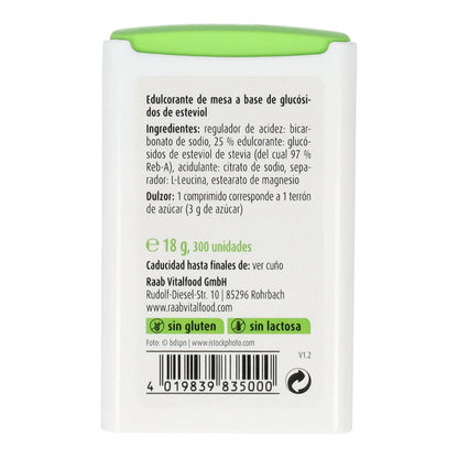 Stevia Premium in Tablettenform Raab, 300 Tabletten