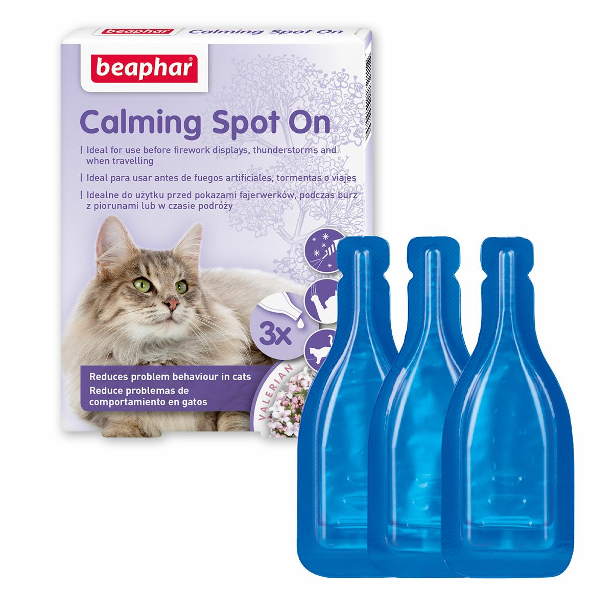 Calming Spot On  Pipettes apaisantes pour chats Beaphar 3x0,4 ml