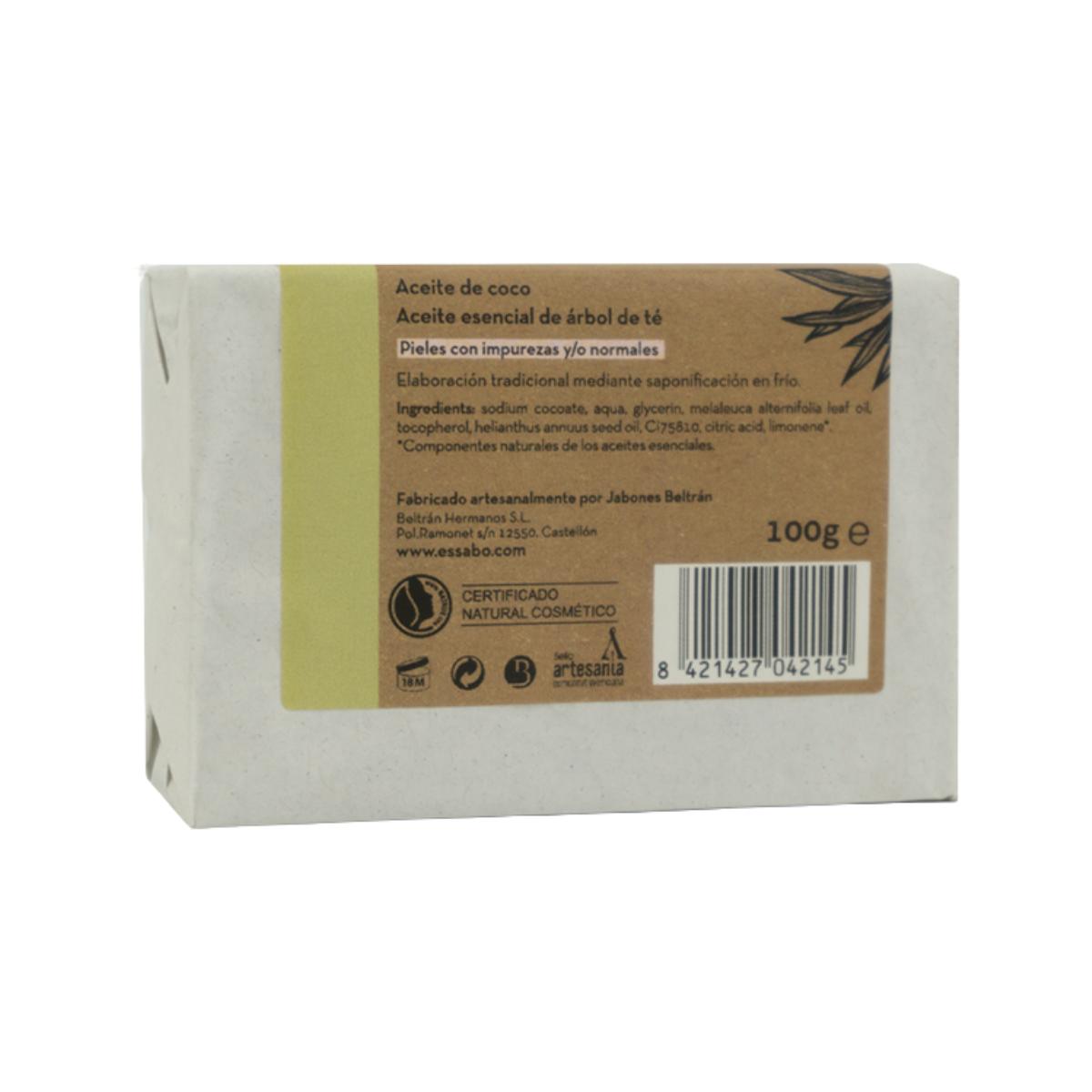 Ręcznie robione mydło z drzewa herbacianego 100 g Essabó