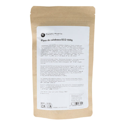 Geschilde pompoenpitten ECO Planeta Huerto 250 g