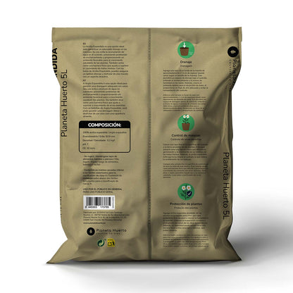 Pack 15 L 3 x Arcilla expandida Planeta Huerto 5 Litros