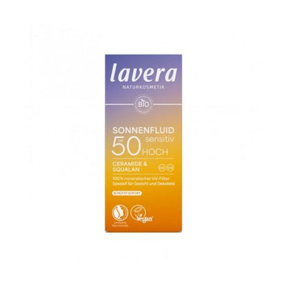 Fluide solaire visage SPF50 Lavera 40 ml