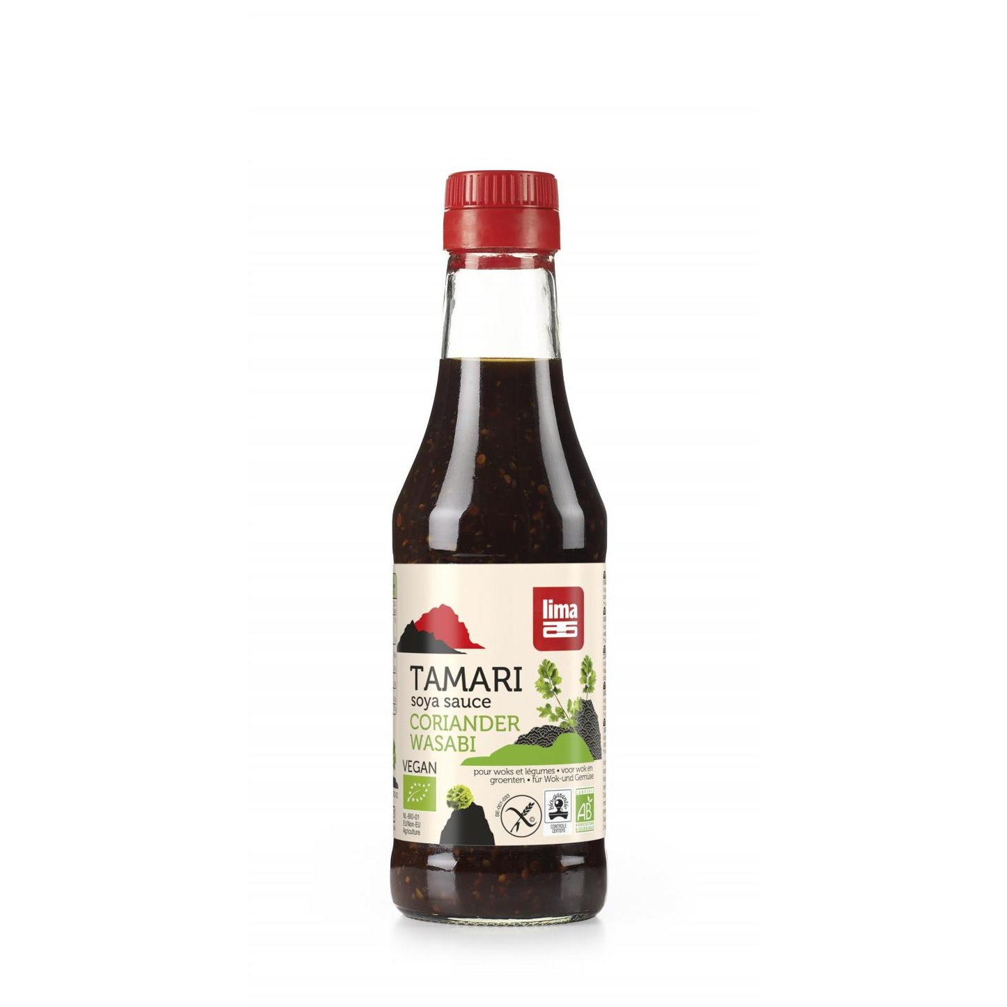 Sos sojowy Tamari z wasabi i kolendrą limonkową 250 ml
