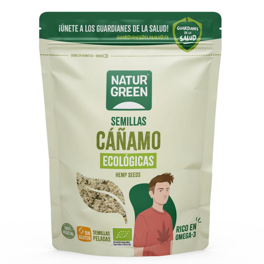 Łuskane nasiona konopi Naturgreen 400 g