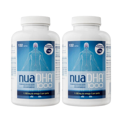 Pack 2x NuaDHA 1000 Laboratoires Nua 132 perles