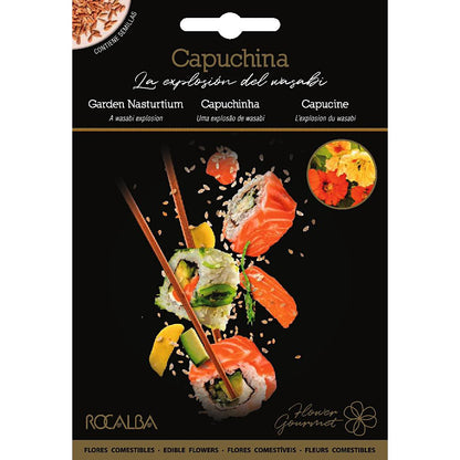 Semilla Flor Comestible Capuchina