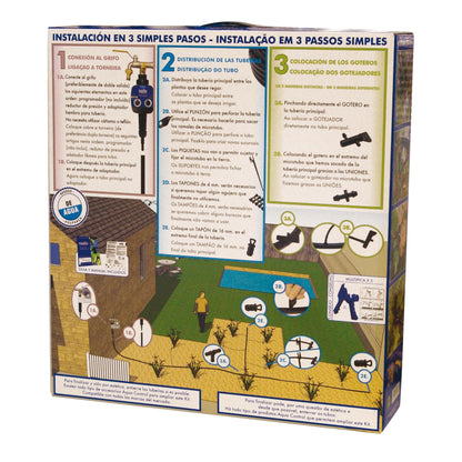 Kit d'arrosage avec programmateur Aqua Control
