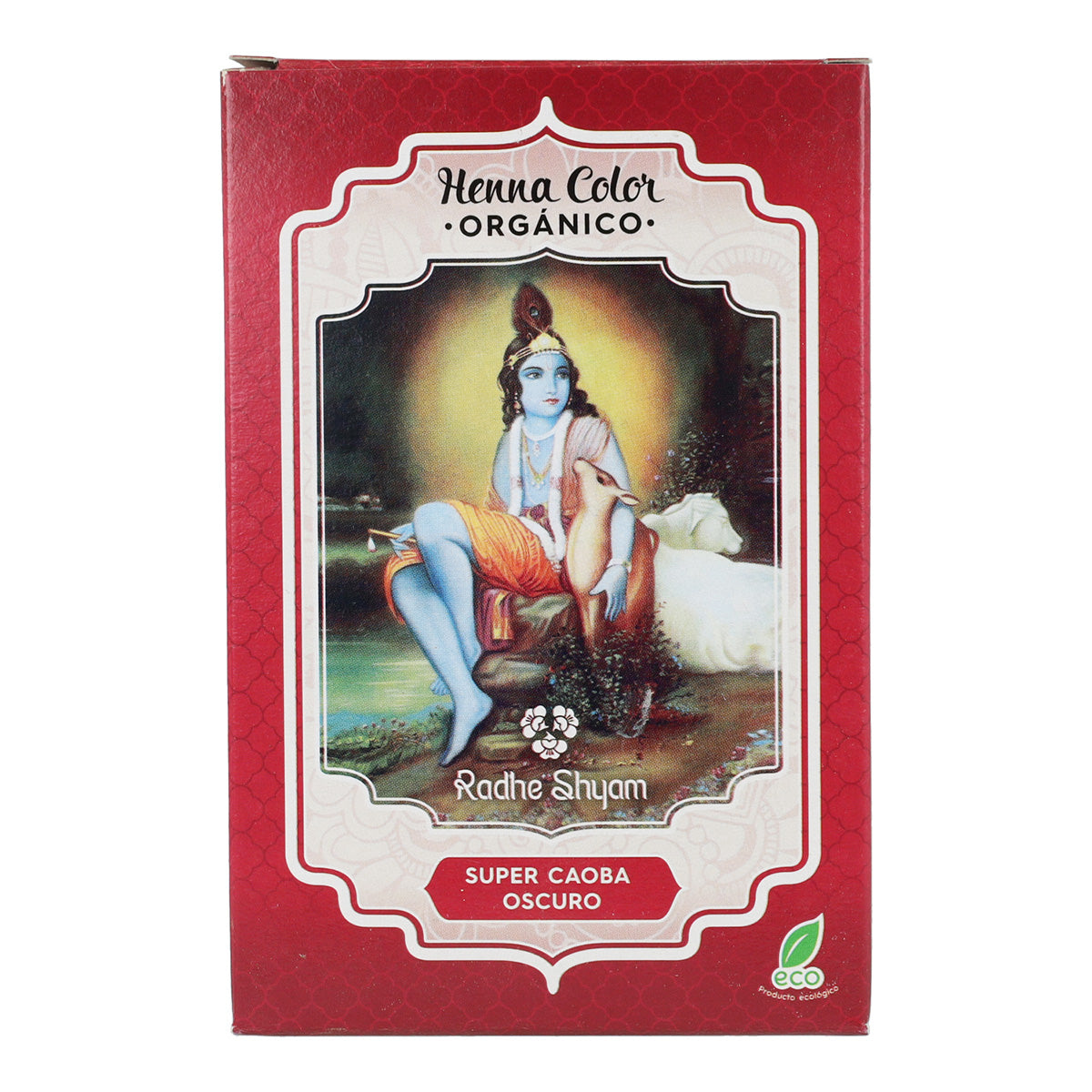Henna-Pulver Super Mahagoni dunkel Radhe Shyam 100 g