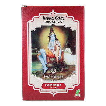 Henna-Pulver Super Mahagoni dunkel Radhe Shyam 100 g