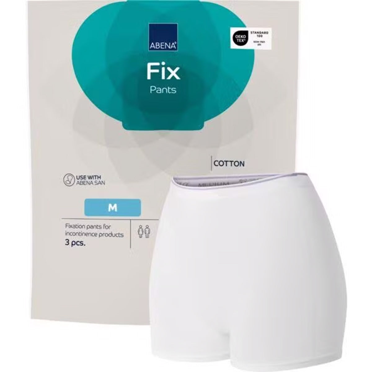 Fix Pants Cotton na nietrzymanie moczu Abena rozmiar M 3 szt.