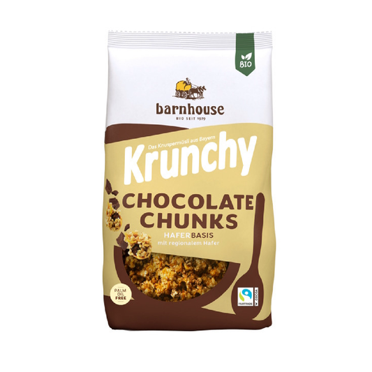 Krunchy muesli med chokladbitar BIO Barnhouse 500 g