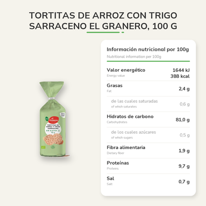 Información nutricional