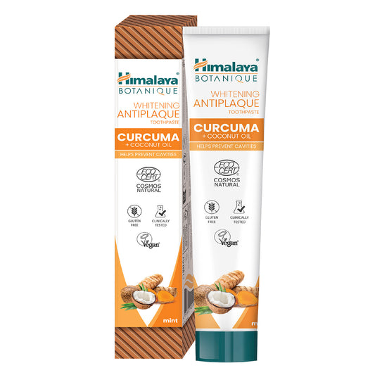 Botanique Whitening Toothpaste with Turmeric and Coconut Oil - 75 ml Ecocert