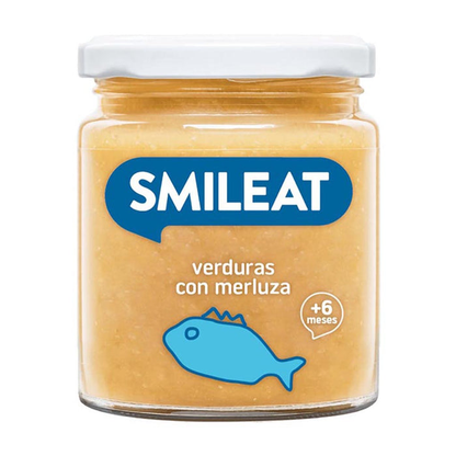 Packung Bio-Fleisch- und Fischgläschen Smileat 4 Stück à 230 g