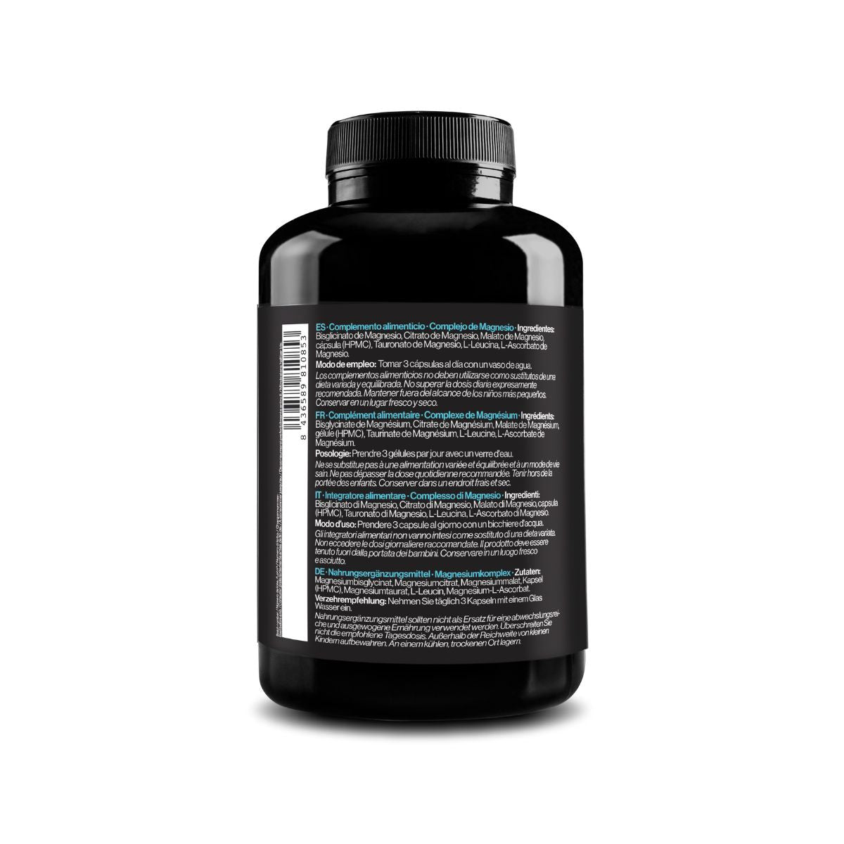 Magnesiumcomplex, 5 in 1, 180 veganistische capsules Zenement