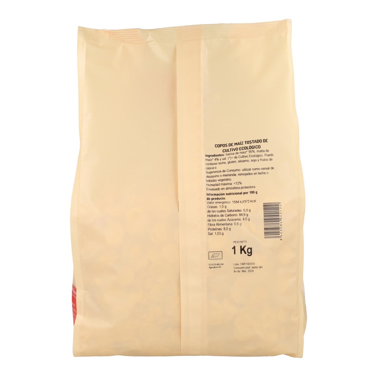 Flocons de maïs grillés El Granero BIO, 1 kg