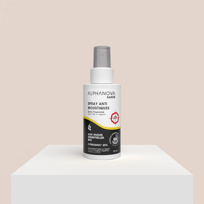 Anti-Mücken-Spray für tropische Gebiete – 8 Stunden Wirksamkeit Alphanova Santé 75 ml