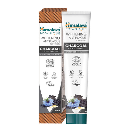 Botanique Whitening Toothpaste with Charcoal and Black Seed Oil - 75 ml Ecocert