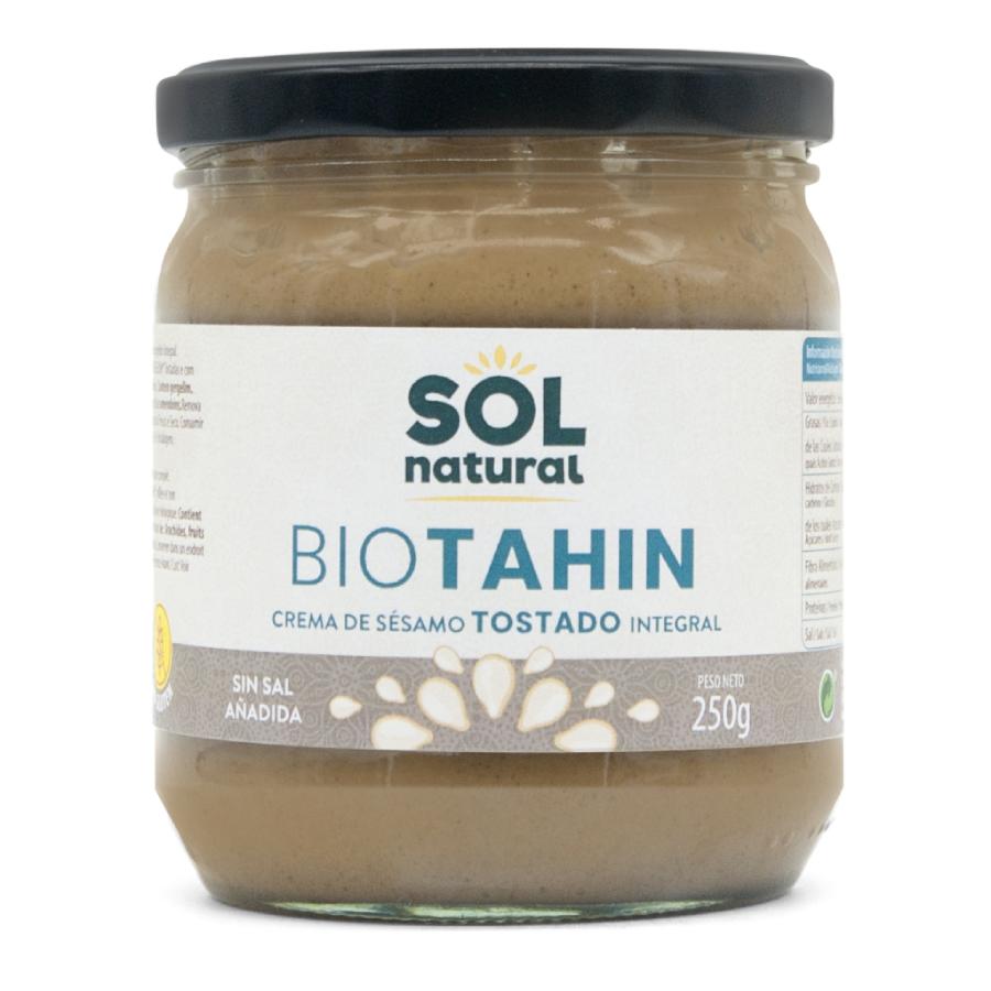 Bio Tahín Tostad Integral sin sal Sol Natural 250 gr