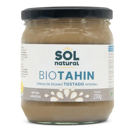 Bio Tahini Rostad Fullkorn utan salt Sol Natural 250 g