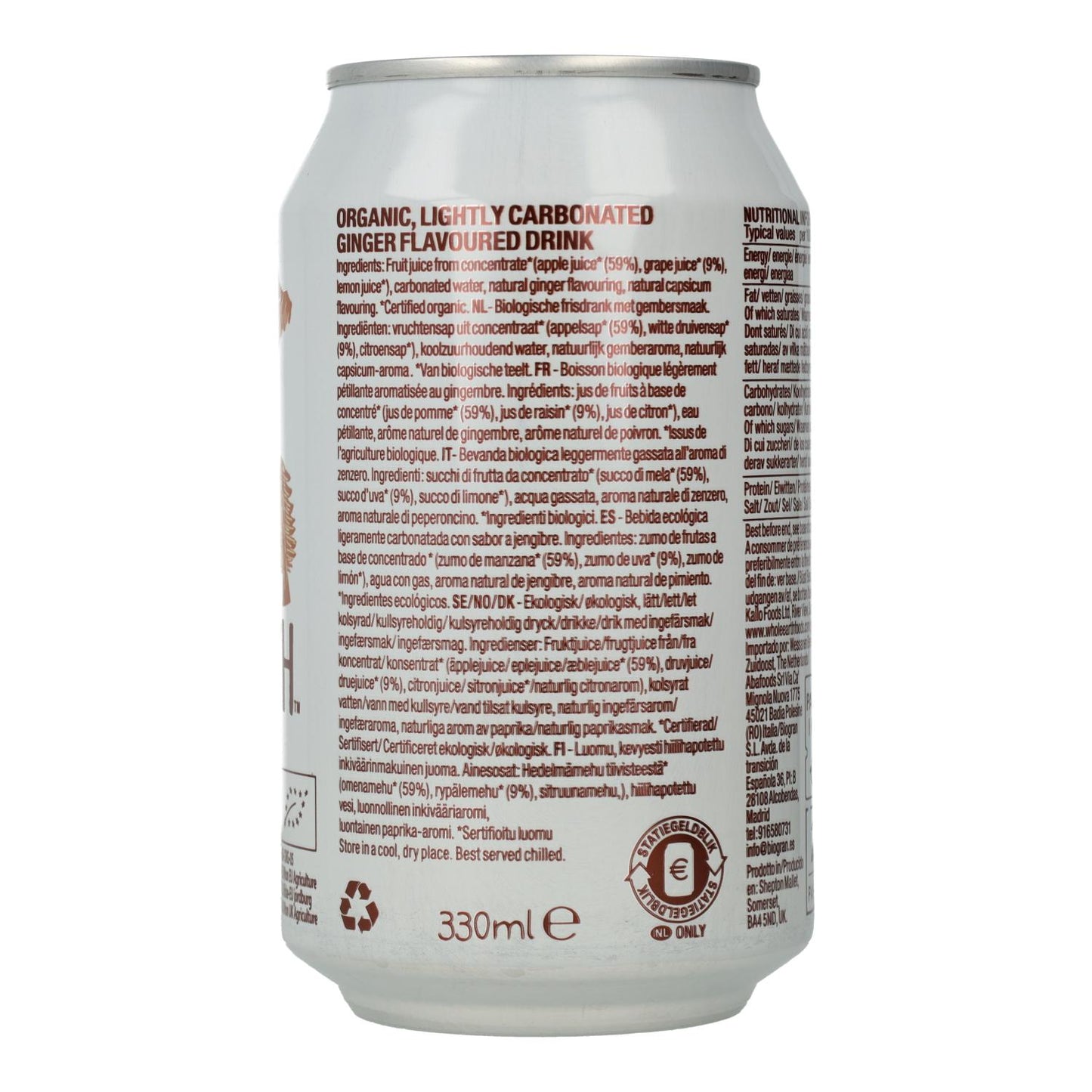 Napój Bio Imbir Whole Earth 330 ml