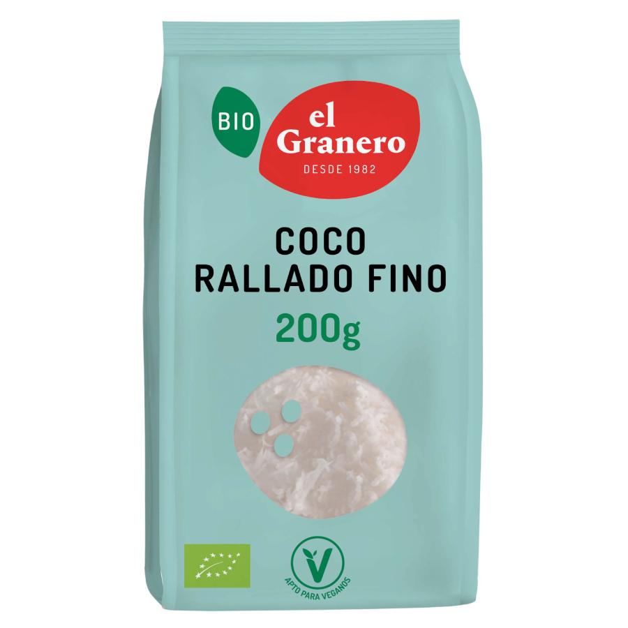 Noix de coco râpée fine bio El Granero, 200 g