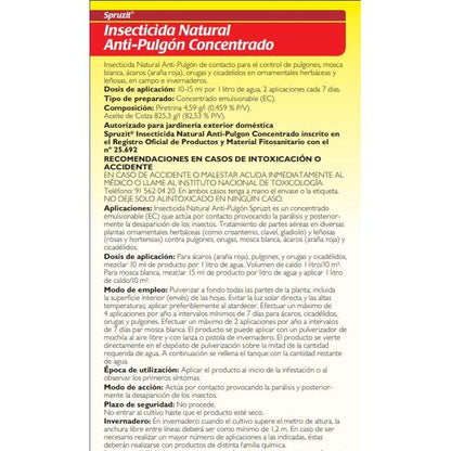 Insecticida Ecológico Anti Pulgón concentrado 100 ml Neudorff
