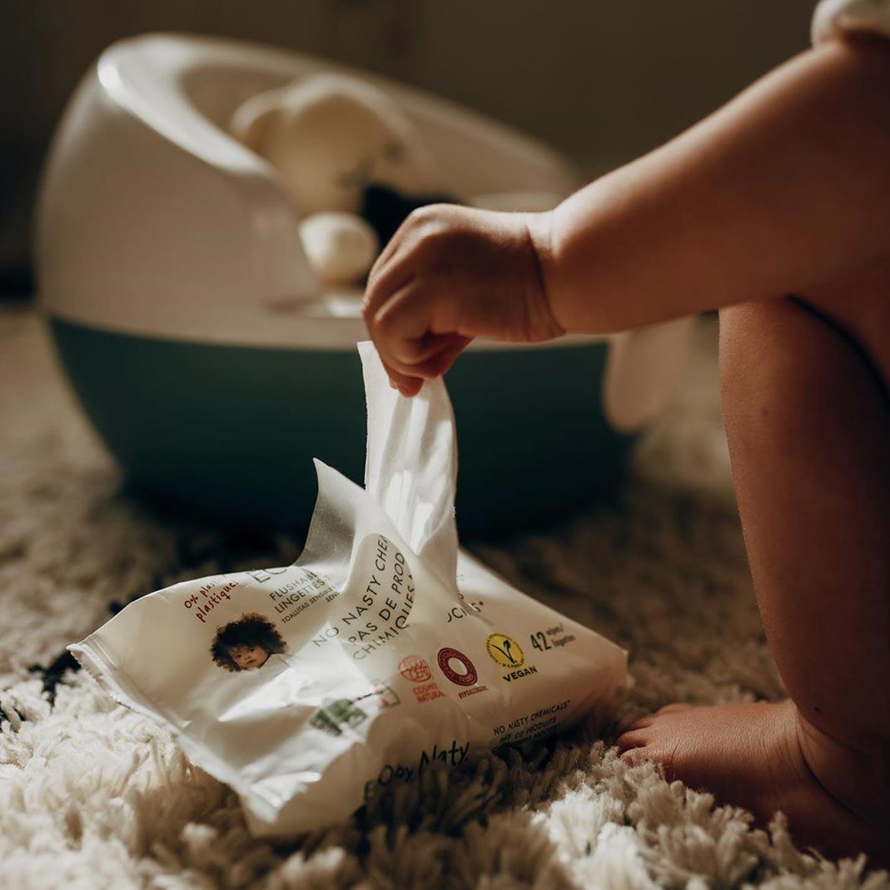 Chusteczki z aloesem Naty 56 szt.