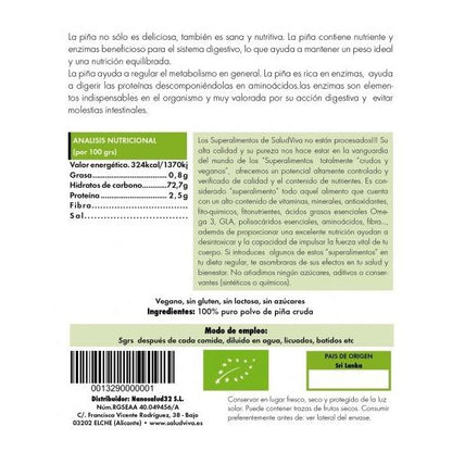Ananaspulver ECO Salud Viva 125 g