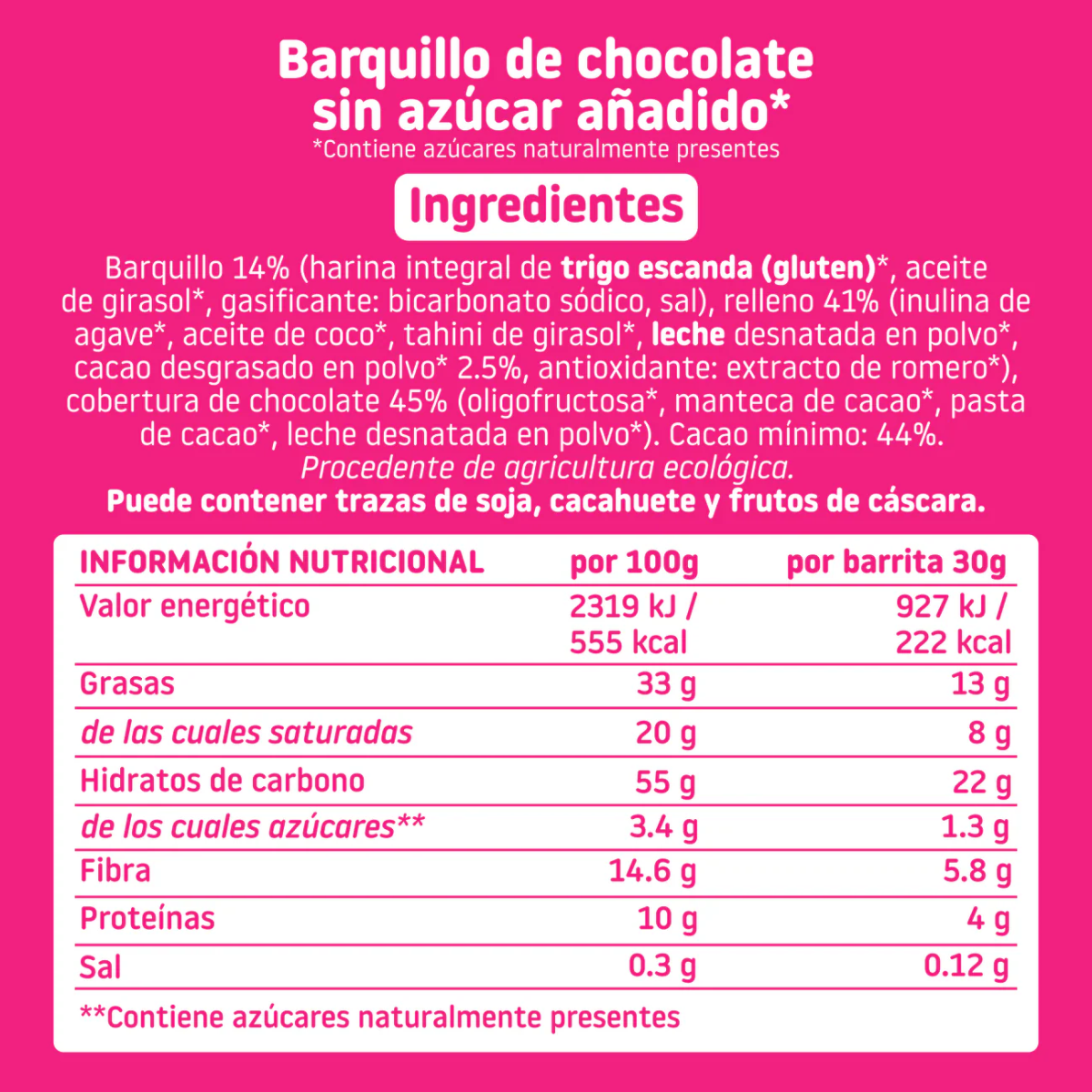 Pack of 16 ECO Smileat Chocolate-coated Wafer Bars, 40 g